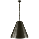 Featuring Goodman Large Hanging Lamp by Visual Comfort at Amethyst Home. The Goodman Large Hanging Lamp by Visual Comfort gives us all the industrial and farmhouse vibes. Available in four different finishes, this looks gorgeous hanging over a kitchen island, sink, or other large area.
Overall Dimensions: 24.5" L x 24.5" W x 48.5" HWeight: 20 lbs.  Amethyst Home provides interior design, new home construction design consulting, vintage area rugs, and lighting in the Newport Beach metro area.