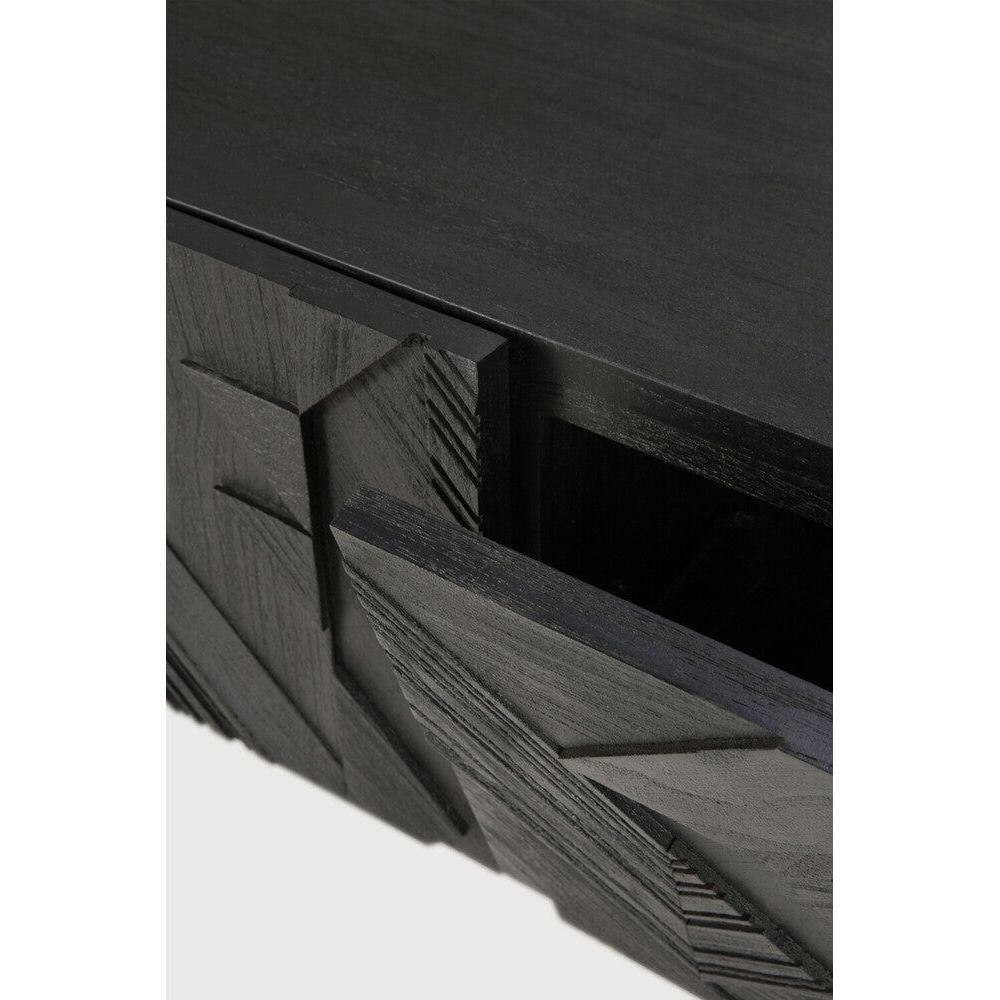 Featuring Graphic TV Cupboard by Ethnicraft at Amethyst Home. In his quest to add movement to the surface, our designer Alain van Havre started layering and combining triangular shapes. Before he knew it, he had created an interesting composition out of teak. Originally used for our popular Teak Graphic sideboard, the pattern now translates perfectly to a new TV cupboard.
This Graphic TV cu. Amethyst Home provides interior design services, furniture, rugs, and lighting in the Calabasas metro area.