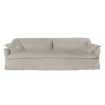 Featuring Hazel Sofa Family by Cisco Brothers at Amethyst Home. With pleats on the arms and a comfortable bench seat, the Hazel Sofa Family by Cisco Brothers effortlessly combines style and serenity. This sofa is guaranteed to make your living room look comfortable and cozy. Ideal spot to catch a breath during your weekday rush, or to enjoy a movie mar.  Amethyst Home provides interior design, new home construction design consulting, vintage area rugs, and lighting in the Newport Beach metro area.