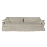 Featuring Hazel Sofa Family by Cisco Brothers at Amethyst Home. With pleats on the arms and a comfortable bench seat, the Hazel Sofa Family by Cisco Brothers effortlessly combines style and serenity. This sofa is guaranteed to make your living room look comfortable and cozy. Ideal spot to catch a breath during your weekday rush, or to enjoy a movie mar. Amethyst Home provides interior design, new home construction design consulting, vintage area rugs, and lighting in the Newport Beach metro area.