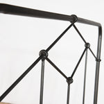 Featuring Winston Bed by Four Hands at Amethyst Home. Vintage style for a classic bedroom look.  Durable, heavy iron makes for a supportive, wiggle-free bed.
King Size Overall Dimensions: 77.50"W x 83.50"L x 51"HQueen Size Overall Dimensions: 61.50"W x 84"L x 51.50"HTwin Size Overall Dimensions: 40.50"W x 78.50"L x 51"H
Colors: Sandblasted Vintage BlackMa.  Amethyst Home provides interior design, new home construction design consulting, vintage area rugs, and lighting in the Scottsdale metro area.