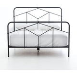 Featuring Winston Bed by Four Hands at Amethyst Home. Vintage style for a classic bedroom look.  Durable, heavy iron makes for a supportive, wiggle-free bed.
King Size Overall Dimensions: 77.50"W x 83.50"L x 51"HQueen Size Overall Dimensions: 61.50"W x 84"L x 51.50"HTwin Size Overall Dimensions: 40.50"W x 78.50"L x 51"H
Colors: Sandblasted Vintage BlackMateri.  Amethyst Home provides interior design, new home construction design consulting, vintage area rugs, and lighting in the Dallas metro area.