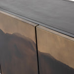 Featuring Stormy Media Console by Four Hands at Amethyst Home. Irons distressed ombre finish emits a feeling of movement that keeps the eye moving. The spacious interior of the Stormy Media Console brings plenty of space to media storage. Oxidation varies from piece to piece, due to organic nature of materials.
Materials: IronFinish: Oxidized
72" Size: 72"w x 18"d x 27"hWeight: 15. Amethyst Home provides interior design, new construction, custom furniture, and area rugs in the Portland metro area.