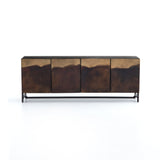 Featuring Stormy Media Console by Four Hands at Amethyst Home. Irons distressed ombre finish emits a feeling of movement that keeps the eye moving. The spacious interior of the Stormy Media Console brings plenty of space to media storage. Oxidation varies from piece to piece, due to organic nature of materials.
Materials: IronFinish: Oxidized
72" Size: 72"w x 18"d x 27"hWeigh. Amethyst Home provides interior design, new construction, custom furniture, and area rugs in the Newport Beach metro area.