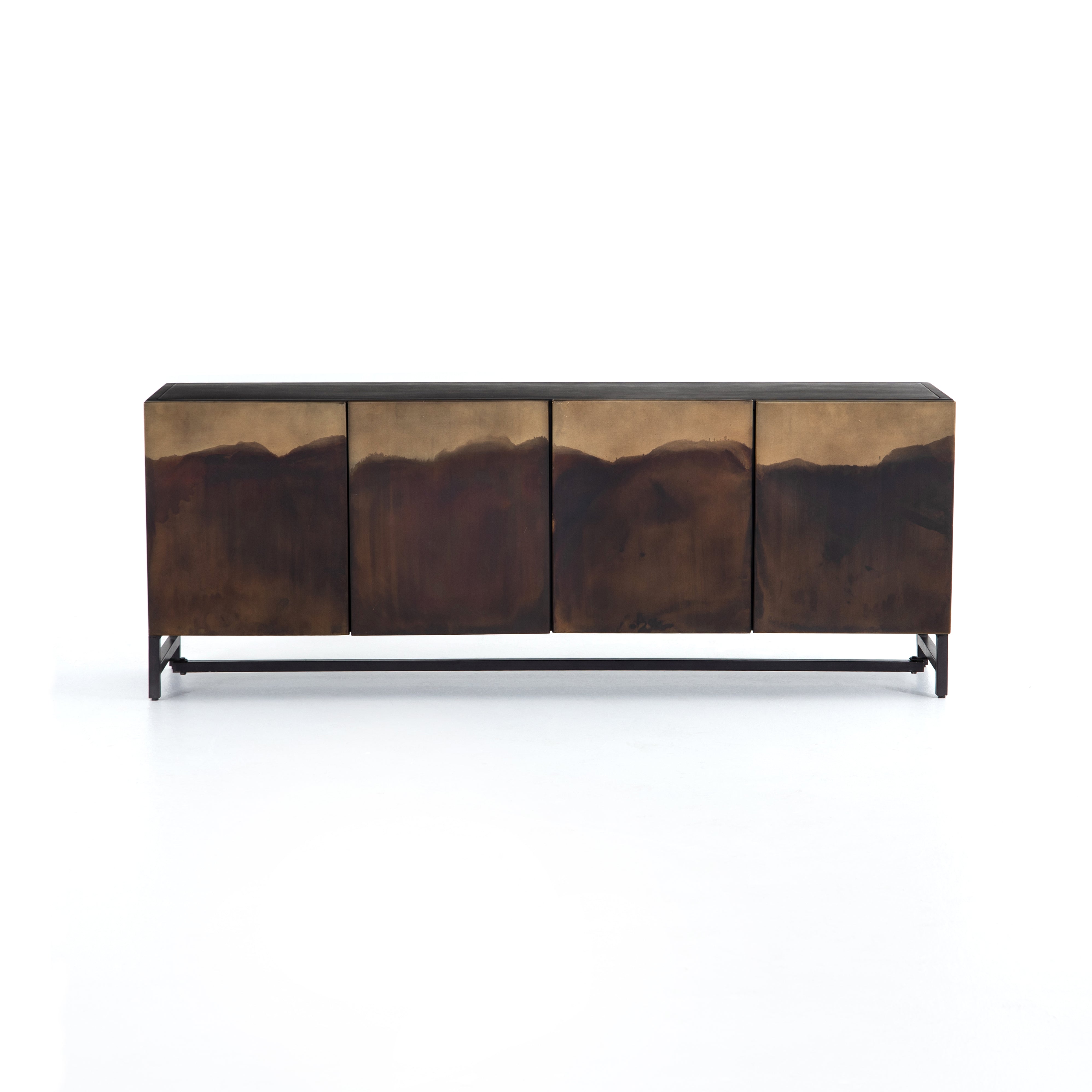 Featuring Stormy Media Console by Four Hands at Amethyst Home. Irons distressed ombre finish emits a feeling of movement that keeps the eye moving. The spacious interior of the Stormy Media Console brings plenty of space to media storage. Oxidation varies from piece to piece, due to organic nature of materials.
Materials: IronFinish: Oxidized
72" Size: 72"w x 18"d x 27"hWeigh. Amethyst Home provides interior design, new construction, custom furniture, and area rugs in the Newport Beach metro area.
