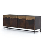 Featuring Stormy Media Console by Four Hands at Amethyst Home. Irons distressed ombre finish emits a feeling of movement that keeps the eye moving. The spacious interior of the Stormy Media Console brings plenty of space to media storage. Oxidation varies from piece to piece, due to organic nature of materials.
Materials: IronFinish: Oxidized
72" Size: 72"w x 18"d x 27"hWeight: 153 l. Amethyst Home provides interior design, new construction, custom furniture, and area rugs in the Omaha metro area.
