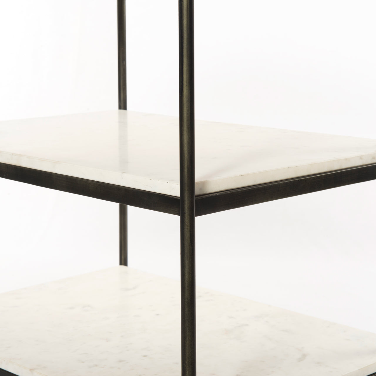 Featuring Tatum Nightstand - Hammered Gray by Four Hands at Amethyst Home. A luxe alternative to nightstands -- this Tatum marble nightstand is sophisticated, easy to style, and we love the proportions with a king sized bed.
Overall Dimensions: 25"W x 18"L x 26"H
Colors: Hammered Grey W/Clear Powder Coat, Polished White MarbleMaterials: Iron, Solid Mar.  Amethyst Home provides interior design, new home construction design consulting, vintage area rugs, and lighting in the Newport Beach metro area.