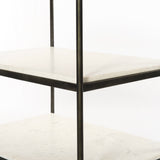 Featuring Tatum Nightstand - Hammered Gray by Four Hands at Amethyst Home. A luxe alternative to nightstands -- this Tatum marble nightstand is sophisticated, easy to style, and we love the proportions with a king sized bed.
Overall Dimensions: 25"W x 18"L x 26"H
Colors: Hammered Grey W/Clear Powder Coat, Polished White MarbleMaterials: Iron, Solid Mar.  Amethyst Home provides interior design, new home construction design consulting, vintage area rugs, and lighting in the Newport Beach metro area.