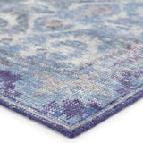 Featuring Kai Moonlight Blue Hand-Knotted Rug by Jaipur Living at Amethyst Home. When a traditional design motif is modernized and imbued with sophisticated shades of Moonlight Blue and Peacoat for a gently aged look, the result can only be called vintage chic. Modify from the new Kai Collection is hand-knotted in 100% wool for exceptional quality and an .  Amethyst Home provides interior design, new home construction design consulting, vintage area rugs, and lighting in the Alpharetta metro area.