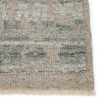 Featuring Sonnette Pearson Hand-Knotted Rug by Jaipur Living at Amethyst Home. The richly textured and elegantly designed Sonnette Pearson Area Rug combines an inviting, soft hand and eye-catching transitional style. The Sonnette area rug has a subtle design with gorgeous tonal grays and taupes. This hand-knotted wool rug features fringe trimmed details for.  Amethyst Home provides interior design, new home construction design consulting, vintage area rugs, and lighting in the Monterey metro area.