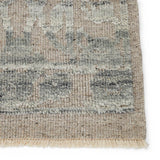 Featuring Sonnette Pearson Hand-Knotted Rug by Jaipur Living at Amethyst Home. The richly textured and elegantly designed Sonnette Pearson Area Rug combines an inviting, soft hand and eye-catching transitional style. The Sonnette area rug has a subtle design with gorgeous tonal grays and taupes. This hand-knotted wool rug features fringe trimmed details for.  Amethyst Home provides interior design, new home construction design consulting, vintage area rugs, and lighting in the Monterey metro area.