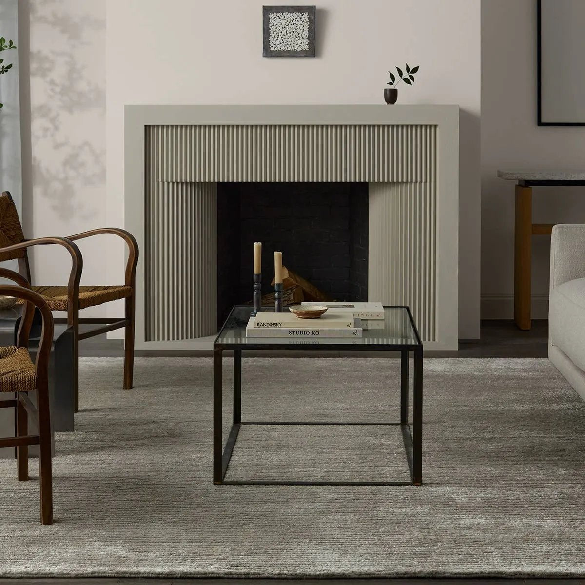 Featuring Aion Atropos Hand-Knotted Rug by Jaipur Living at Amethyst Home. Indulge in the epitome of luxe with the Aion Atropos, where the extraordinary softness of Cashmere meets the enduring durability of New Zealand Wool. Crafted to redefine the essence of sophistication, the silver Tibetan knotted Atropos design emerges as the unparalleled centerpie. Amethyst Home provides interior design, new home construction design consulting, vintage area rugs, and lighting in the Newport Beach metro area.