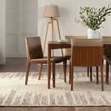 Featuring Alpine Patra Hand-Knotted Rug by Jaipur Living at Amethyst Home. Inspired by textiles from the Tullu region in Morocco, the Patra area rug showcases a linear design in neutral shades of cream, taupe, brown, and gray. This high-piled accent lends warmth and comfort to any space with durable wool hand-knotted onto a cotton foundation. Braided fringe t. Amethyst Home provides interior design, new home construction design consulting, vintage area rugs, and lighting in the Seattle metro area.