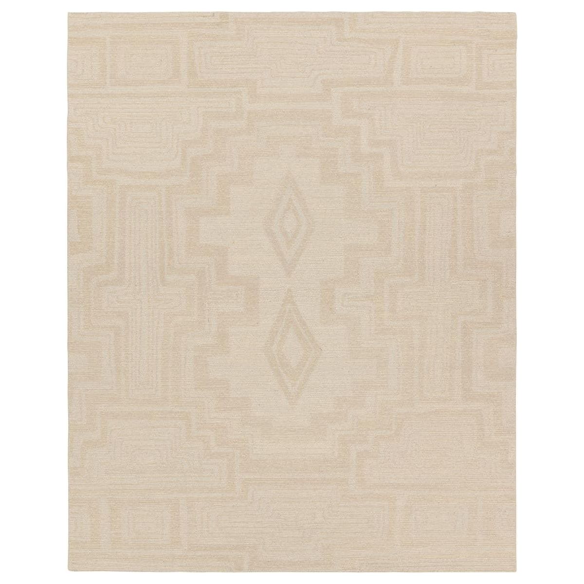 Featuring Cardamom Aterian Rug by Jaipur Living at Amethyst Home. The hand-tufted Cardamom Aterian boasts vivid jewel tones and uniquely distressed Turkish motifs, crafted to emulate traditional sun-faded, vintage designs. The Aterian rug showcases an open medallion and geometric motif in a natural palette of light gray and cream. Inspired by the artist. Amethyst Home provides interior design, new home construction design consulting, vintage area rugs, and lighting in the Newport Beach metro area.