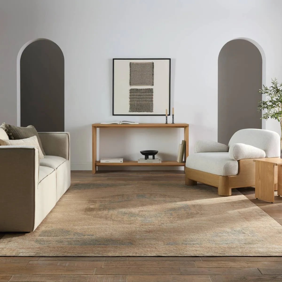 Featuring Edage Kayell Rug by Jaipur Living at Amethyst Home. The innovative Edage rug Kayell showcases distressed, vintage designs, digitally printed onto a jute and polyester base. This process provides effortless texture and natural appeal through the jute weave, while maintaining an elevated feel through updated traditional patterns. The Kayell desi. Amethyst Home provides interior design, new home construction design consulting, vintage area rugs, and lighting in the Newport Beach metro area.