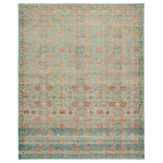 Featuring Eden Anemone Hand-Knotted Rug by Jaipur Living at Amethyst Home. The Eden Anemone pairs fresh, vibrant colors with provincial Persian motifs for the perfect blend of new and time-honored. This hand-knotted wool rug features a hand-sheared quality that lends the design a perfectly vintage and a lovingly worn look. The vibrant tones of the Anemone rug p. Amethyst Home provides interior design, new home construction design consulting, vintage area rugs, and lighting in the Tampa metro area.