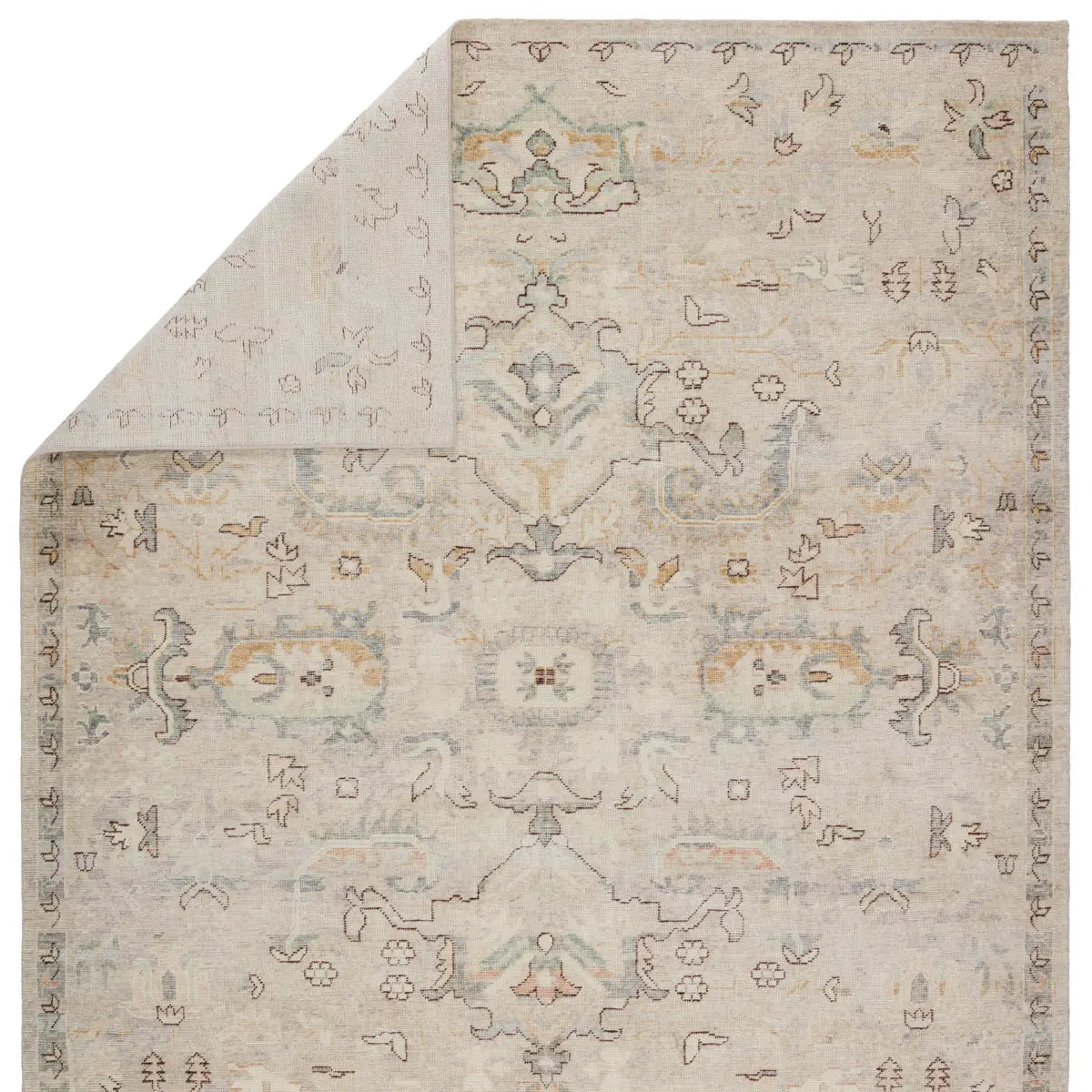 Featuring Eden Latham Rug by Jaipur Living at Amethyst Home. The Eden collection pairs fresh, vibrant colors with provincial Persian motifs for the perfect blend of new and time-honored. This hand-knotted wool rug features a hand-sheared quality that lends the design a perfectly vintage and a lovingly worn look. The soft and subdued tones of the Latham rug anchor any transitional space and lend. Amethyst Home provides interior design services, furniture, rugs, and lighting in the Omaha metro area.