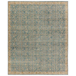 Featuring Eden Dark Turquoise Merriman Hand-Knotted Rug by Jaipur Living at Amethyst Home. The Eden collection pairs fresh, vibrant colors with provincial Persian motifs for the perfect blend of new and time-honored. This hand-knotted wool rug features a hand-sheared quality that lends the design a perfectly vintage and a lovingly worn look. The earthy tones of the Merriman rug. Amethyst Home provides interior design, new construction, custom furniture, and area rugs in the Los Angeles metro area.