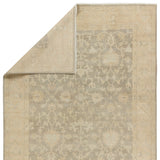 Featuring Eloquent Beige Verity Hand-Knotted Rug by Jaipur Living at Amethyst Home. The Eloquent collection emanates traditional elegance, lending a soft and serene look to transitional homes. The Verity area rug features a faded Oushak design in muted beige, light gray, and tan tones. This hand-knotted wool and viscose rug grounds living spaces with a classic, earthy look. Craft. Amethyst Home provides interior design, new construction, custom furniture, and area rugs in the Calabasas metro area.