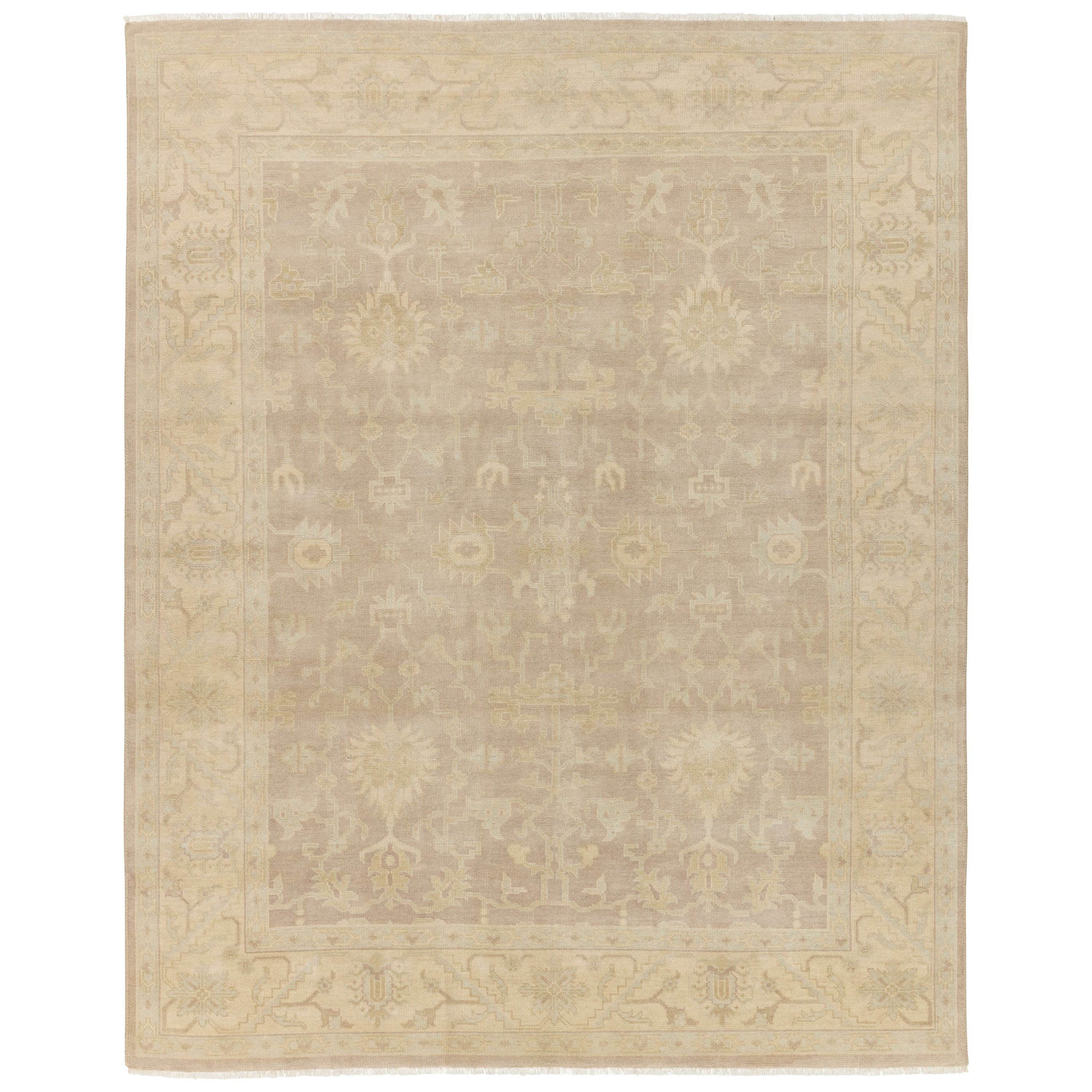Featuring Eloquent Cream Verity Hand-Knotted Rug by Jaipur Living at Amethyst Home. The Eloquent collection emanates traditional elegance, lending a soft and serene look to transitional homes. The Verity area rug features a faded Oushak design in blue, gray, and green tones. This hand-knotted wool and viscose rug grounds living spaces with a classic, earthy look. Crafted of durab. Amethyst Home provides interior design, new construction, custom furniture, and area rugs in the Charlotte metro area.