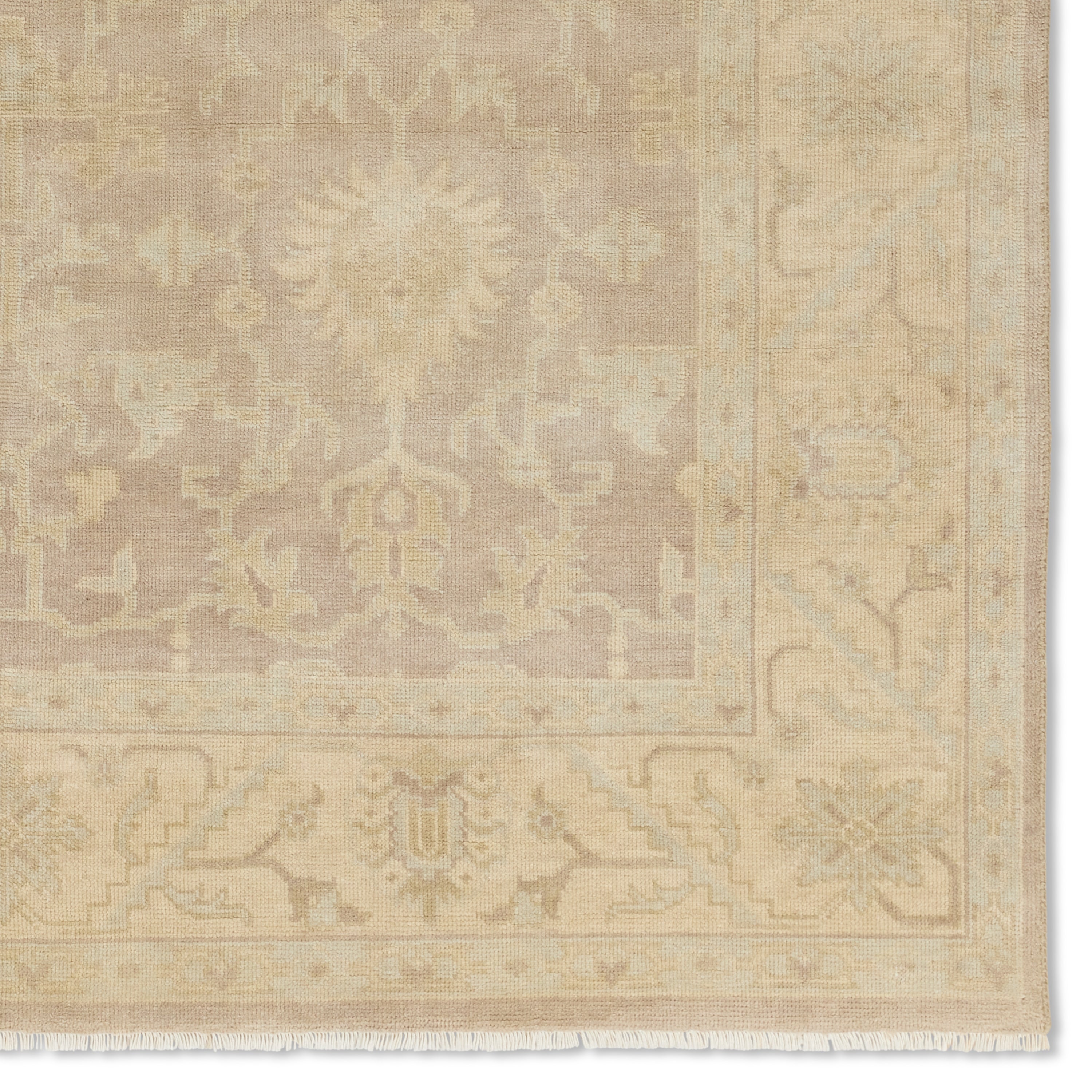Featuring Eloquent Cream Verity Hand-Knotted Rug by Jaipur Living at Amethyst Home. The Eloquent collection emanates traditional elegance, lending a soft and serene look to transitional homes. The Verity area rug features a faded Oushak design in blue, gray, and green tones. This hand-knotted wool and viscose rug grounds living spaces with a classic, earthy look. Crafted of durabl. Amethyst Home provides interior design, new construction, custom furniture, and area rugs in the Portland metro area.