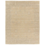 Featuring Eloquent Cream Verity Hand-Knotted Rug by Jaipur Living at Amethyst Home. The Eloquent collection emanates traditional elegance, lending a soft and serene look to transitional homes. The Verity area rug features a faded Oushak design cream, gray, and light sage tones. This hand-knotted wool and viscose rug grounds living spaces with a classic, earthy look. Crafted of du. Amethyst Home provides interior design, new construction, custom furniture, and area rugs in the Charlotte metro area.
