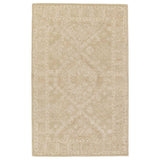 Featuring Farryn Tomoe Rug by Jaipur Living at Amethyst Home. The Farryn Tomoes boasts masterfully hand-tufted designs with stunning detail and versatile colorways. The Tomoe rug features a tribal-inspired center medallion in warm hues of tan and cream. This transitional design is crafted of durable wool and complements a variety of styles, from global to rusti. Amethyst Home provides interior design, new home construction design consulting, vintage area rugs, and lighting in the Miami metro area.