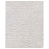 Featuring Indira Zivian Hand-Knotted Rug by Jaipur Living at Amethyst Home. Rich in detail and plush underfoot, the Indira Zivian is made up of neutral-toned modern Moroccan styles. The Zivian area rug features a slight sheen and luxurious hand-knotted construction of natural wool and viscose. A soft linear design provides geometric interest in an light blue h. Amethyst Home provides interior design, new home construction design consulting, vintage area rugs, and lighting in the Austin metro area.