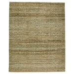 Featuring Jinsen Augusta Hand-Knotted Rug by Jaipur Living at Amethyst Home. The hand-knotted Jinsen Augusta features a fresh incarnation of the vintage Turkish textile look. Classic in pattern and modern in color, the Augusta rug boasts a beautiful palette of green, burnished gold, and hints of taupe featuring distinct dye-lot details and subtle fringe. Th. Amethyst Home provides interior design, new home construction design consulting, vintage area rugs, and lighting in the Nashville metro area.