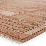 Featuring Jinsen Ziba Hand-Knotted Rug by Jaipur Living at Amethyst Home. The hand-knotted Jinsen Ziba features a fresh incarnation of the vintage Turkish textile look. Classic in pattern and modern in color, the Ziba rug boasts a dusty desert color palette and distinct dye-lot details. This artisan-crafted rug is made of hand-carded wool and has a low, durabl. Amethyst Home provides interior design, new home construction design consulting, vintage area rugs, and lighting in the Dallas metro area.