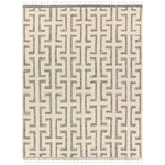 Featuring Keoka Semra Rug by Jaipur Living at Amethyst Home. The Keoka Semra Rug boasts a fresh take on classic Afghani hand-knotted textiles. In rich, grounding tones of gray and ivory, the stylish contrast of the rug anchors room with bold yet neutral appeal. The texture-rich wool pile features a ribbed construction that lends unique linear details to the grounding solid design. Braided fri. Amethyst Home provides interior design services, furniture, rugs, and lighting in the Seattle metro area.