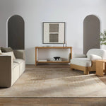 Featuring Lumal Barine Rug by Jaipur Living at Amethyst Home. Distressed, vintage designs offer an elevated tone for the Lumal Collection. The Barine rug features Southwestern-inspired medallions and a thin geometric border in tones of tan and cream. This machine washable rug is stain resistant and easy to clean, perfect for homes with children and pets. Th. Amethyst Home provides interior design, new home construction design consulting, vintage area rugs, and lighting in the Park City metro area.