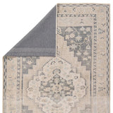 Featuring Lumal Pasain Rug by Jaipur Living at Amethyst Home. Distressed, vintage designs offer an elevated tone for the Lumal Collection. The Pasin rug features an updated traditional inspired medallion and multiple floral borders in tones of navy, light green, cream, gray, and tan. This machine washable rug is stain resistant and easy to clean, perfect f. Amethyst Home provides interior design, new home construction design consulting, vintage area rugs, and lighting in the Scottsdale metro area.