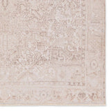 Featuring Lumal Tymabe Rug by Jaipur Living at Amethyst Home. Distressed, vintage designs offer an elevated tone for the Lumal Collection. The Tymabe rug features an updated traditional inspired medallion, geometric border, and intricate detailing in tones of tan, cream, and slate. This machine washable rug is stain resistant and easy to clean, perfect for h. Amethyst Home provides interior design, new home construction design consulting, vintage area rugs, and lighting in the Monterey metro area.