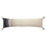 Featuring Mercado Sabir Pillow by Jaipur Living at Amethyst Home. The Mercado pillow Sabir marries bohemian charm and irresistible texture. The Sabir lumbar pillow offers a warm and cozy accent to modern spaces with a versatile, striped design and bohemian-style corner tassels. Crafted of soft cotton, this plush accent's light gray, white, and black heather. Amethyst Home provides interior design, new home construction design consulting, vintage area rugs, and lighting in the Park City metro area.