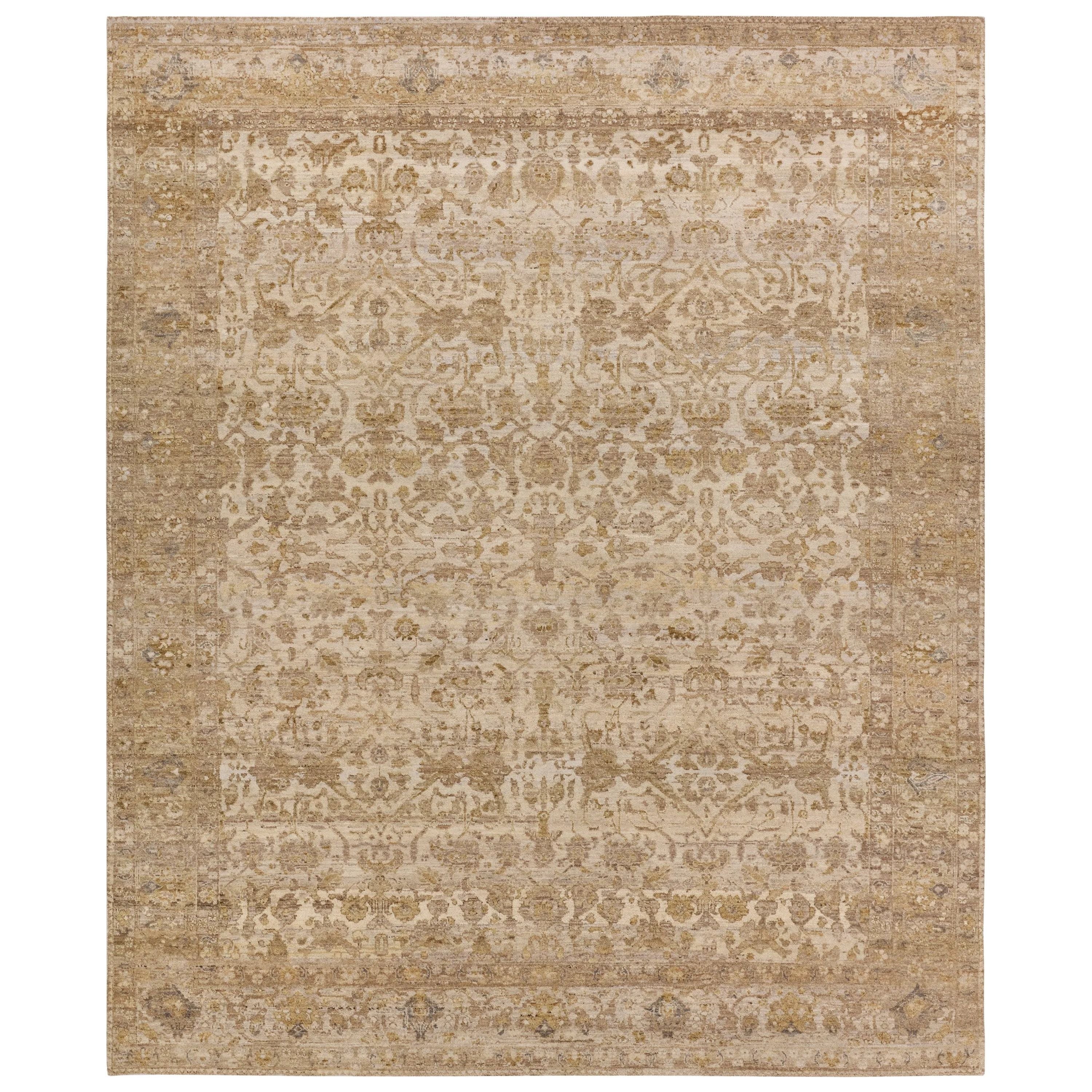 Featuring Mihret Zeniba Hand Knotted Rug by Jaipur Living at Amethyst Home. The handknotted Mihret collection gathers inspiration from traditional patterns that offer elegance and a refined, modern colorway. Expertly handcrafted in India with 64 knots per square inch for unparalleled quality, the Zeniba design features traditional floral and scrolling d. Amethyst Home provides interior design, new home construction design consulting, vintage area rugs, and lighting in the Newport Beach metro area.