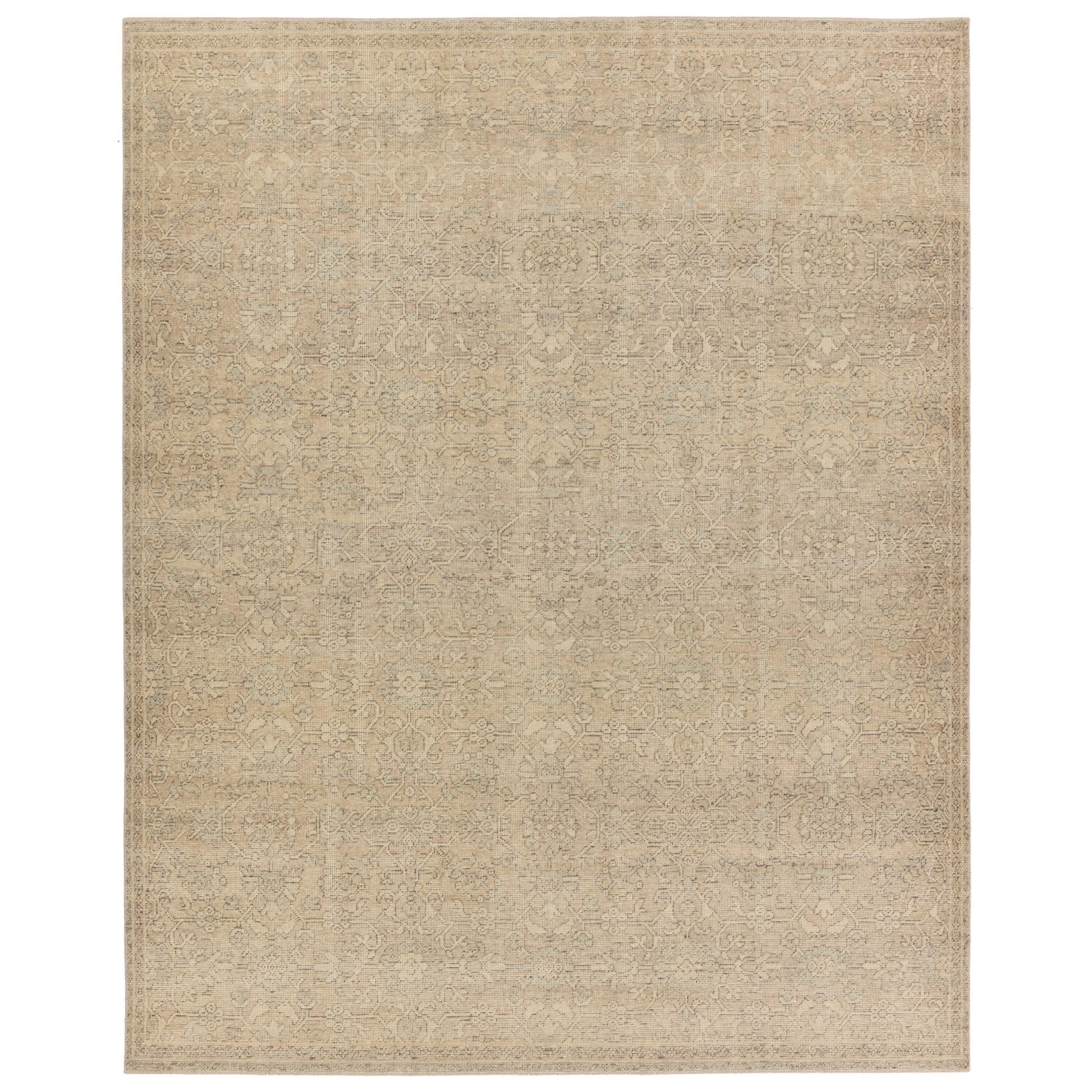 Featuring Onessa Earl Hand-Knotted Rug by Jaipur Living at Amethyst Home. The Onessa collection marries traditional motifs with soft, subdued colorways for the perfect blend of fresh and time-honored style. These hand-knotted wool rugs feature a hand-sheared quality that lends the design a coveted vintage impression. The Earl rug features a distressed, floral trellis in hues. Amethyst Home provides interior design, new construction, custom furniture, and area rugs in the Salt Lake City metro area.