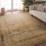 Featuring Onessa Elinor Hand-Knotted Rug by Jaipur Living at Amethyst Home. The Onessa collection marries traditional motifs with soft, subdued colorways for the perfect blend of fresh and time-honored style. These hand-knotted wool rugs feature a hand-sheared quality that lends the design a coveted vintage impression. The Elinor rug features a heavily distressed, medallion pattern. Amethyst Home provides interior design, new construction, custom furniture, and area rugs in the Houston metro area.