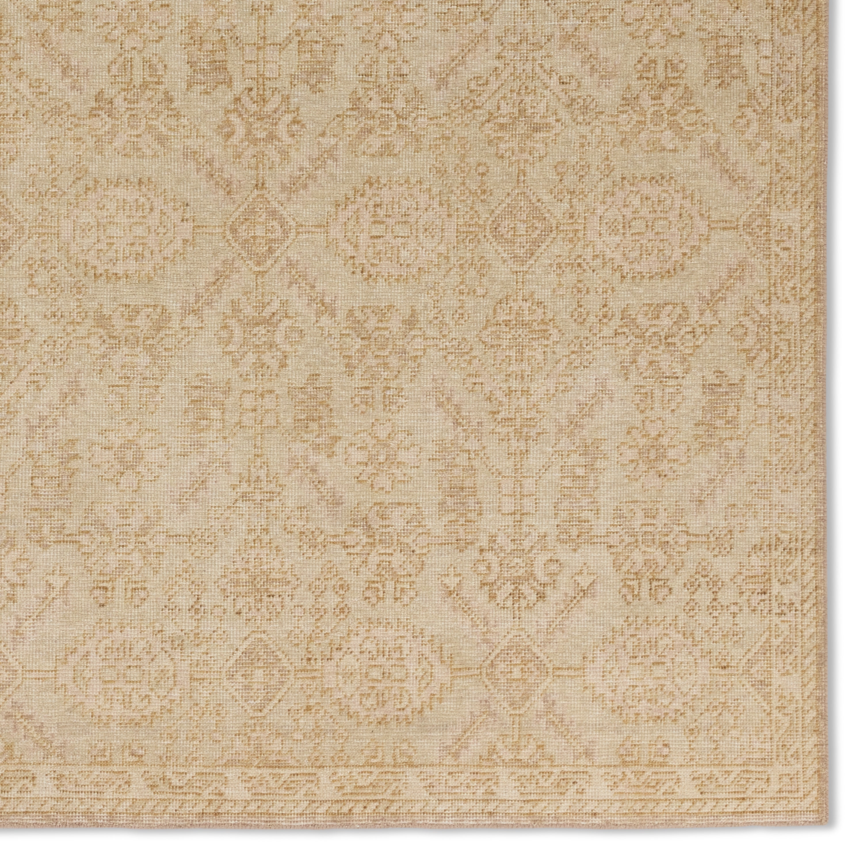 Featuring Onessa Tobias Hand-Knotted Rug by Jaipur Living at Amethyst Home. The Onessa collection marries traditional motifs with soft, subdued colorways for the perfect blend of fresh and time-honored style. These hand-knotted wool rugs feature a hand-sheared quality that lends the design a coveted vintage impression. The Tobias rug features a distressed, floral trellis pattern i. Amethyst Home provides interior design, new construction, custom furniture, and area rugs in the Portland metro area.