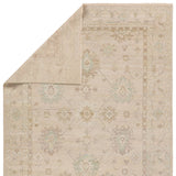 Featuring Orenda Kerensa Hand-Knotted Rug by Jaipur Living at Amethyst Home. The Orenda Kerensa features heirloom-quality designs of muted and uniquely updated Old World patterns. The Kerensa area rug boasts a beautifully washed medallion motif with an antique Oushak-inspired vibe. The ivory tone is accented with cool blue and warm beige hues for added depth a. Amethyst Home provides interior design, new home construction design consulting, vintage area rugs, and lighting in the Dallas metro area.