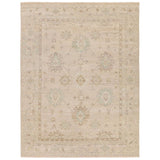 Featuring Orenda Kerensa Hand-Knotted Rug by Jaipur Living at Amethyst Home. The Orenda Kerensa features heirloom-quality designs of muted and uniquely updated Old World patterns. The Kerensa area rug boasts a beautifully washed medallion motif with an antique Oushak-inspired vibe. The ivory tone is accented with cool blue and warm beige hues for added dep. Amethyst Home provides interior design, new home construction design consulting, vintage area rugs, and lighting in the Scottsdale metro area.