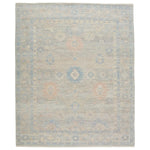 Featuring Orenda Kerensa Hand-Knotted Rug by Jaipur Living at Amethyst Home. The Orenda Kerensa Rug features heirloom-quality designs of muted and uniquely updated Old World patterns. The Kerensa area rug boasts a beautifully washed medallion motif with ornate and fine-lined details. The light taupe tone is accented with cool blue, warm beige, and light gray hues for added depth and intrigue.. Amethyst Home provides interior design services, furniture, rugs, and lighting in the Seattle metro area.