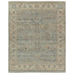 Featuring Orenda Titania Hand-Knotted Rug by Jaipur Living at Amethyst Home. The Orenda Titania features heirloom-quality designs of muted and uniquely updated Old World patterns. The Titania area rug boasts a beautiful medallion motif with floral details. The tan, blue, taupe, gray, and cream tones are grounding and neutral, perfect for providing an inviti. Amethyst Home provides interior design, new home construction design consulting, vintage area rugs, and lighting in the Nashville metro area.