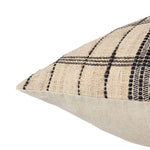 Featuring Origins Carre Pillow by Jaipur Living at Amethyst Home. With its minimal, monochrome interpretation of a plaid check, the Carre design brings a touch of antiquity to any space. The neutral colorway and stitch-inspired design balance this heritage inspiration for a unique, handcrafted accent piece that thrives in any indoor space.Indoor Pillow55% . Amethyst Home provides interior design, new home construction design consulting, vintage area rugs, and lighting in the Washington metro area.