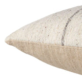 Featuring Origins Idyllwild Pillow by Jaipur Living at Amethyst Home. The handmade Idyllwild throw pillow is crafted with 100% wool for a durable and natural accent piece. This design features two parallel charcoal stripes paired with beige and cream with specs of gray and rust throughout.Indoor Pillow100% WoolIDY01 Origins IdyllwildSpot clean only.. Amethyst Home provides interior design, new home construction design consulting, vintage area rugs, and lighting in the Des Moines metro area.