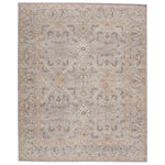 Featuring Revolution Wyndham Rug by Jaipur Living at Amethyst Home. The Revolution Wyndham rug is inspired by traditional style and beautifully detailed antique textile designs. The hand-knotted Wyndham area rug showcases a classic motif in neutral tones of gray and warm tan. The elegant border effect frames the ornate trellis design of this artisan-crafted wool rug.
Hand Knotted100% Wool. Amethyst Home provides interior design services, furniture, rugs, and lighting in the Kansas City metro area.