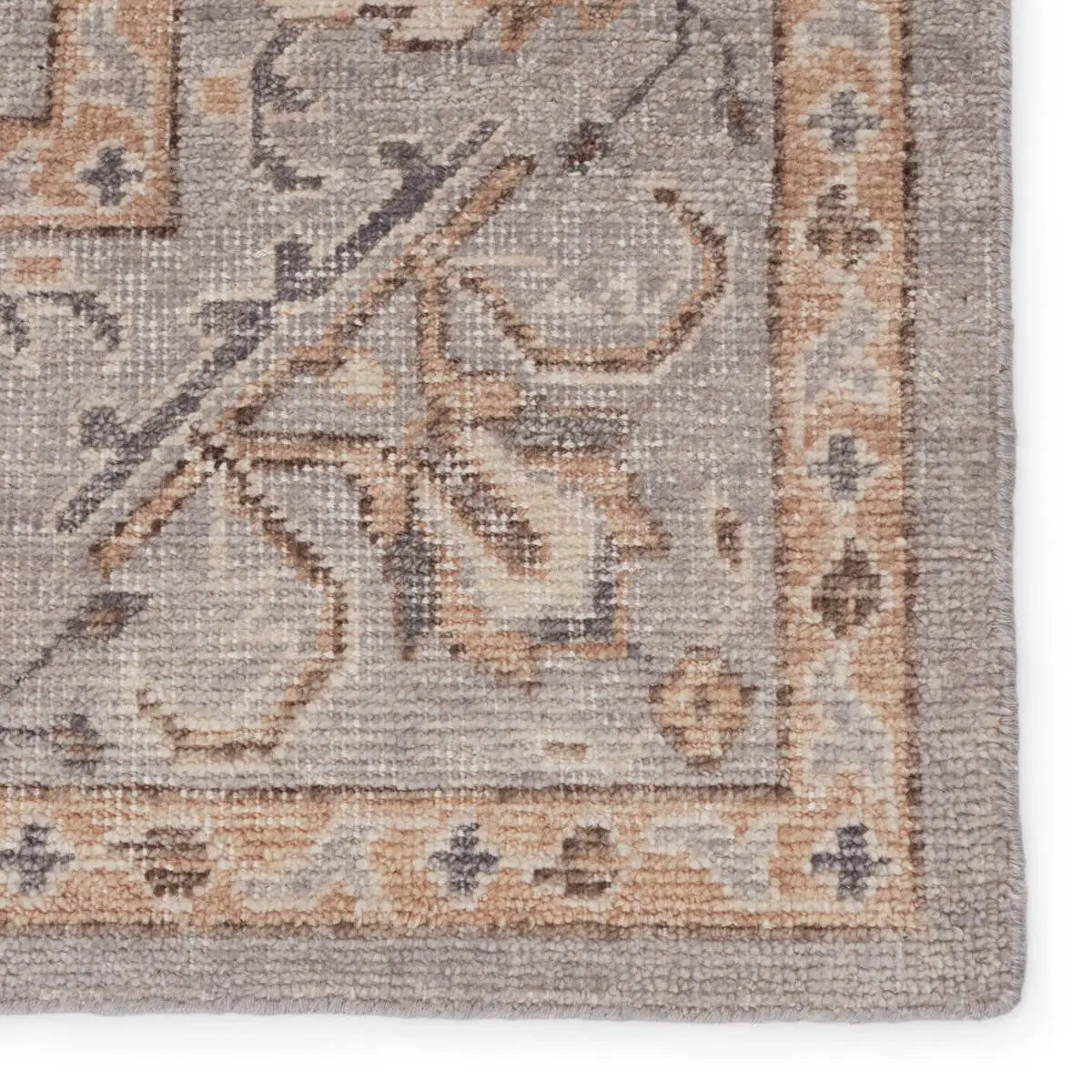 Featuring Revolution Wyndham Rug by Jaipur Living at Amethyst Home. The Revolution Wyndham rug is inspired by traditional style and beautifully detailed antique textile designs. The hand-knotted Wyndham area rug showcases a classic motif in neutral tones of gray and warm tan. The elegant border effect frames the ornate trellis design of this artisan-crafted wool rug.
Hand Knotted100% WoolREL. Amethyst Home provides interior design services, furniture, rugs, and lighting in the New York metro area.
