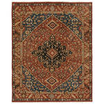 Featuring Rhapsody Lucius Hand-Knotted Rug by Jaipur Living at Amethyst Home. The Rhapsody collection features heirloom-quality designs of stunningly abrashed Old World patterns. The Lucius area rug boasts a beautifully washed center-medallion with a decorative border. The red tones are accented with blue, black, cream, orange, and brown hues for added depth and intrigue. This dur. Amethyst Home provides interior design, new construction, custom furniture, and area rugs in the Monterey metro area.