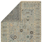 Featuring Rhapsody Nysa Hand-Knotted Rug by Jaipur Living at Amethyst Home. The Rhapsody collection features heirloom-quality designs of stunningly abrashed Old World patterns. The Nysa area rug boasts a beautifully washed floral motif with a decorative border. The blue tone is accented with rich green, tan, navy, and cream hues for added depth and intrigue. This durable wool h. Amethyst Home provides interior design, new construction, custom furniture, and area rugs in the Kansas City metro area.