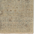 Featuring Rhapsody Tilda Hand-Knotted Rug by Jaipur Living at Amethyst Home. The Rhapsody collection features heirloom-quality designs of stunningly abrashed Old World patterns. The Tilda area rug boasts a beautifully washed floral motif with a decorative border. The green tones are accented with tan and gray hues for added depth and intrigue. This durable wool handknot anchors livi. Amethyst Home provides interior design, new construction, custom furniture, and area rugs in the Austin metro area.